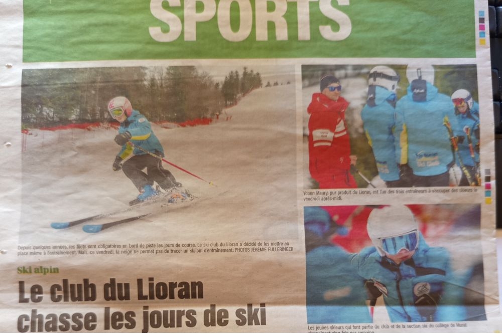 Mise au point ski club et section sportive