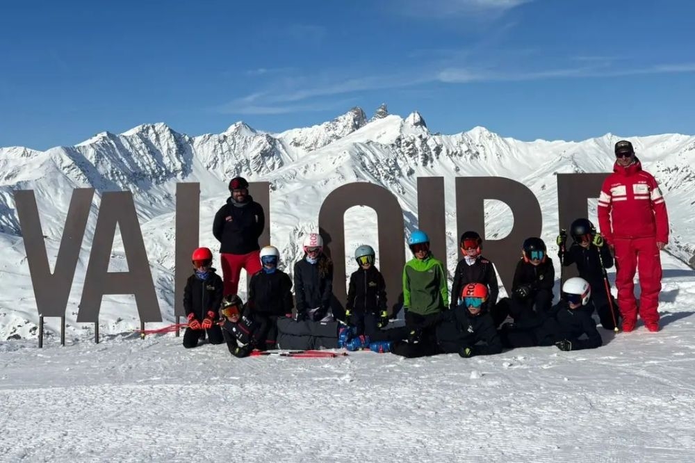 les U12 sur Valloire
