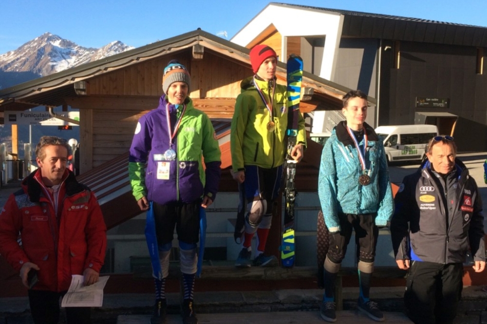 PREMIER PODIUM en CFC sur le Slalom des Arcs pour le Lioran