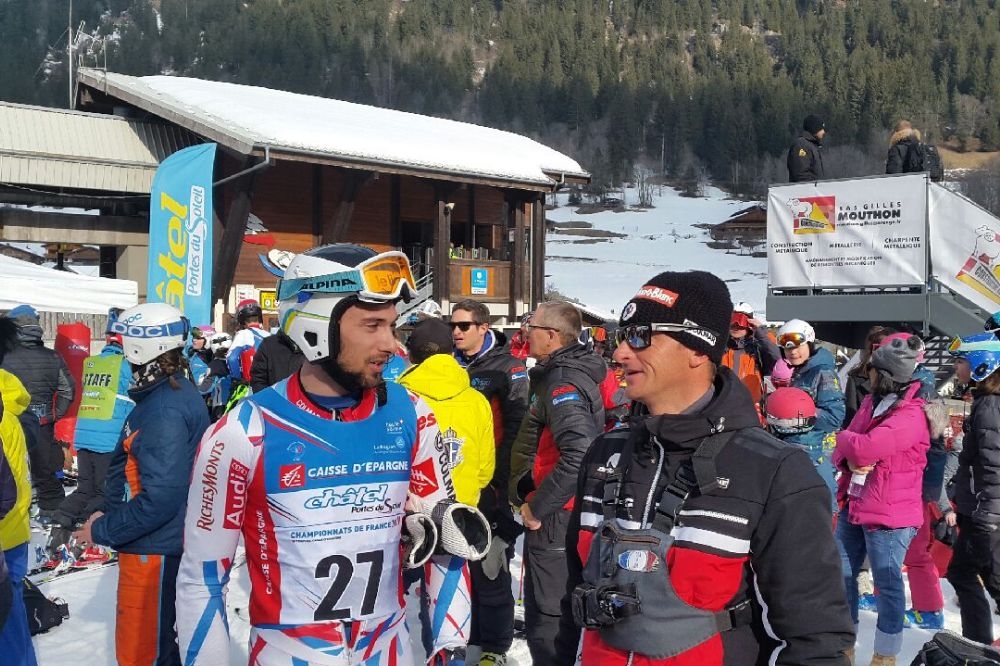 HUGO 12éme au SLALOM des FRANCE à Chatel