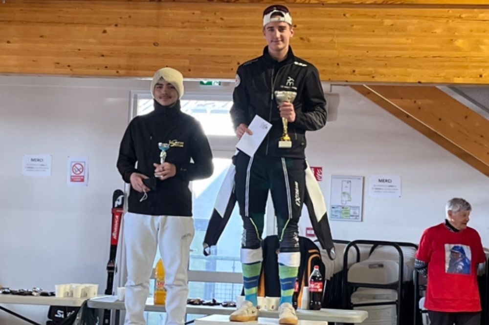 1er podium pour Antoine