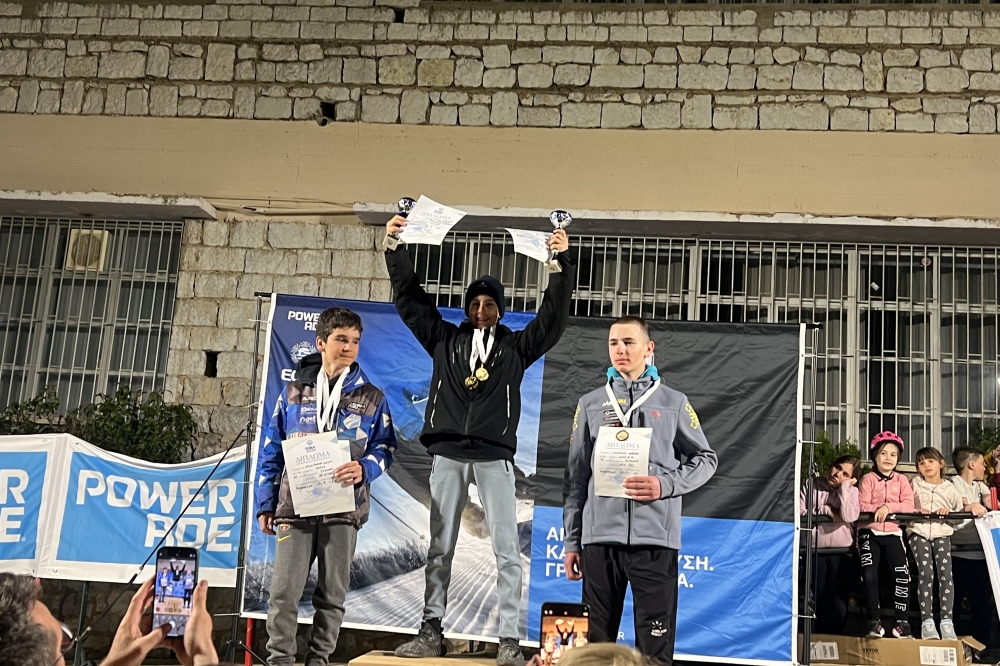 Filippos Champion de Grèce U14 en SL
